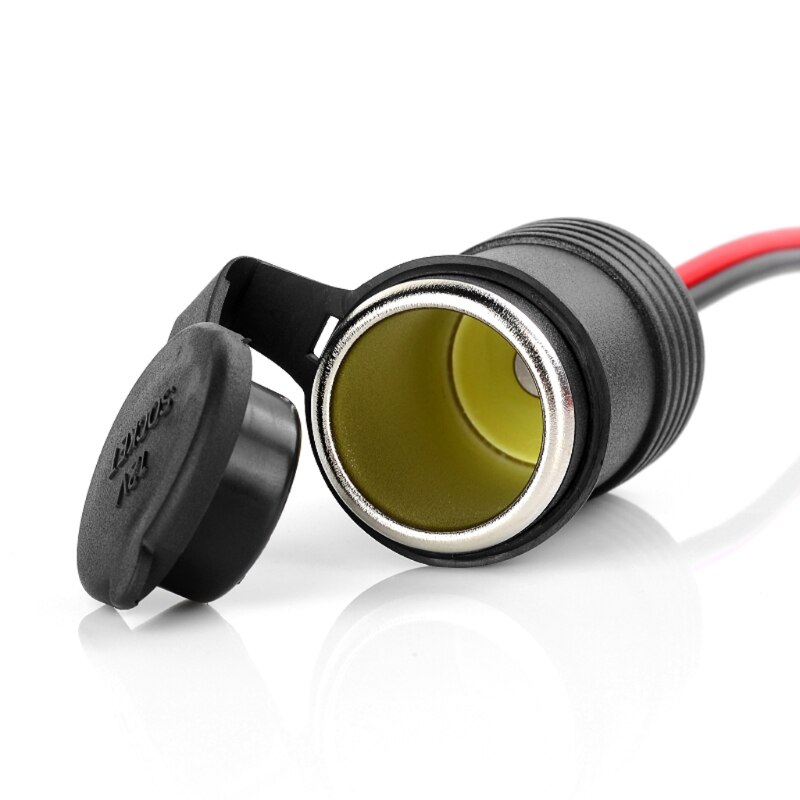 12V10A wtyczka zapalniczki samochodowej złodziejka z końcówką oczkową O zacisk pierścieniowy złącze robić łodzi morskich RV motocykl Truc