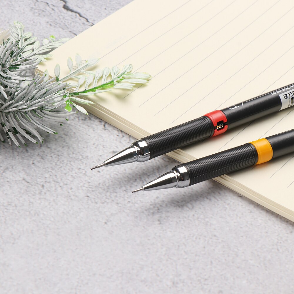 0.5/0.7mm Automatic Mechanical Pencil Drawing Writing Painting Tools Stationery Graphite Leads Pencils Sketch Office Supply