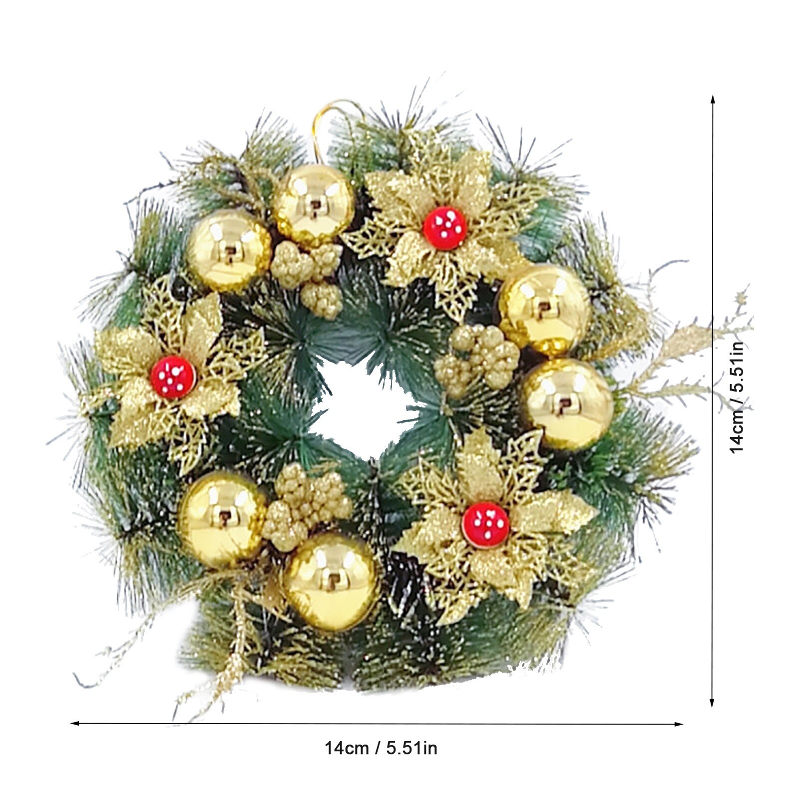 HappyMerry Christmas And Halloween Christmas Wreath 30cm Wreath Christmas Tree Decoration Christmas Decor Home Tools