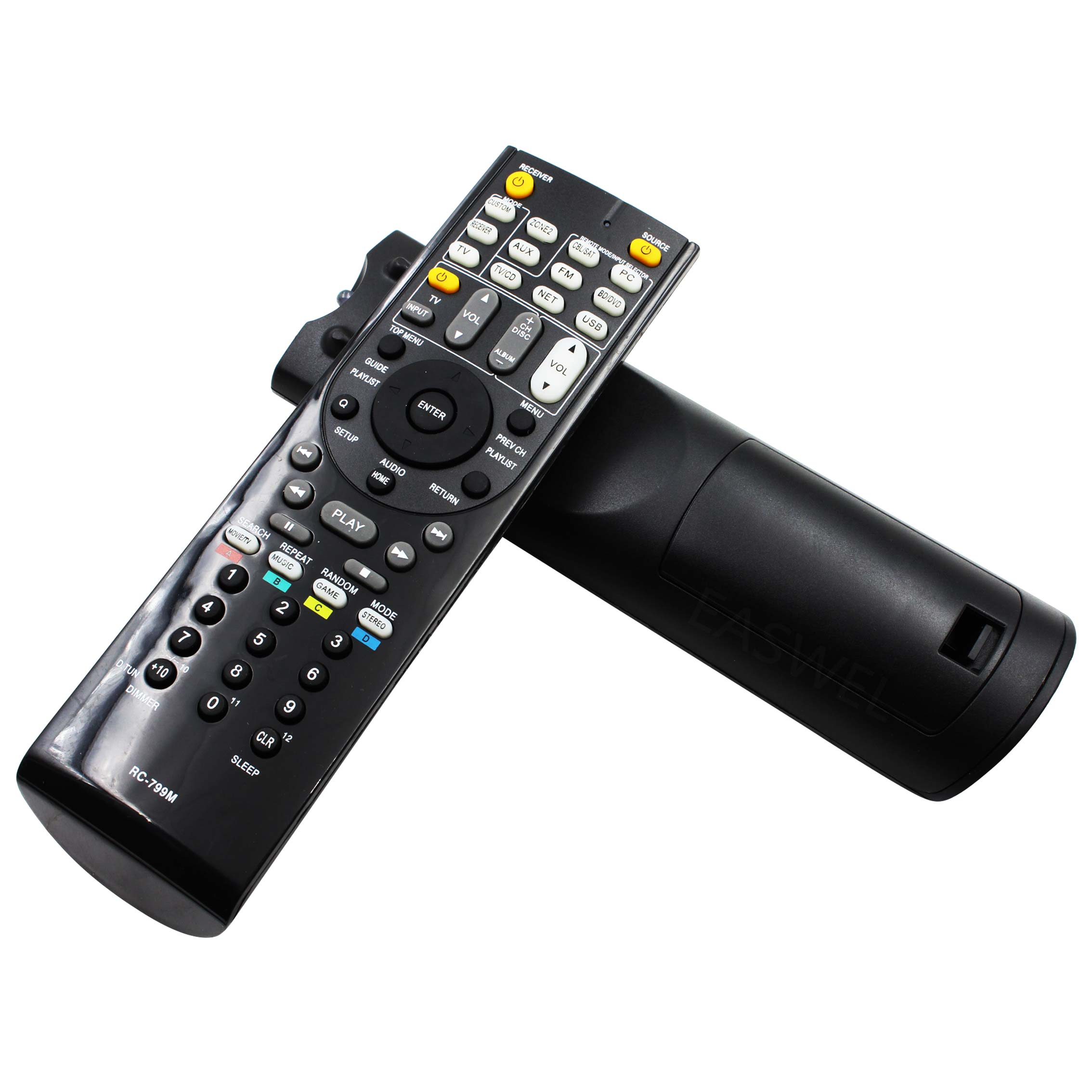 GOUYESHO Vervangende afstandsbediening RC-765M voor Onkyo AV ReceiverRC765M TX-SR608 24140765 RT24140765 TXSR608 TX-SR313 TXSR313