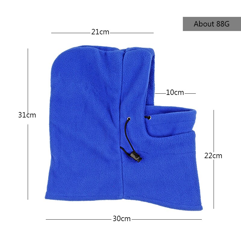 Pasamontañas térmico de lana para senderismo, máscara para esquiar, ciclismo, calentador de cuello, 4 colores, a prueba de viento, Invierno