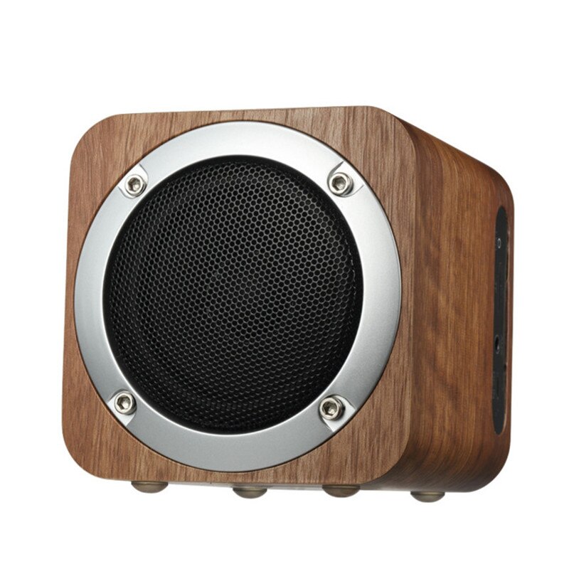 Wooden Wireless Bluetooth 4.0 Speaker Loudspeakers full range Stereo Bass Surround Subwoofer TF FM 1800mah Desktop wood speaker