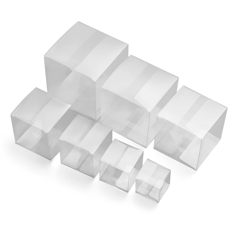 10 stuks transparante plastic snoepdoosjes, vierkante zakjes voor koekjes en chocolade, huwelijksbedankjes, zakjes voor huisdecoratie
