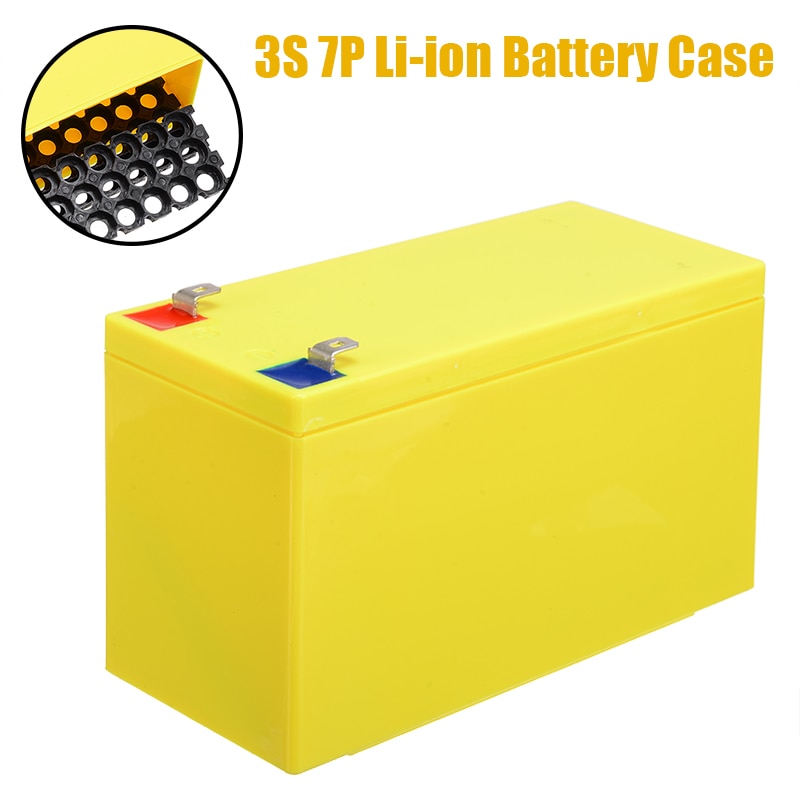 Mayitr 1pc 12V 3S 7P Li-ion Battery Case and Holder Plastic Shell For DIY 18650 Powerwall Batteries Pack Empty Case