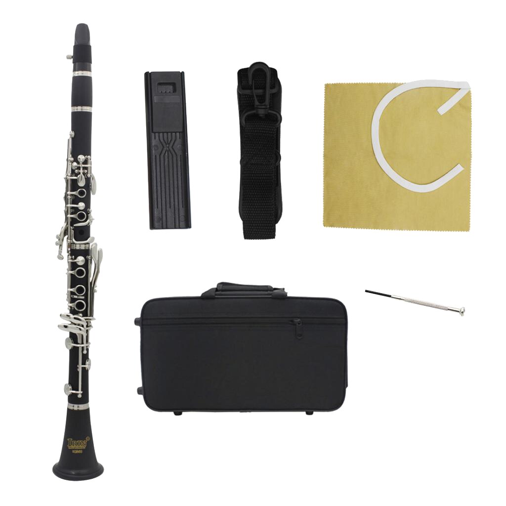 Zwart Eboniet Student Klarinet Beginner Klarinet Met Case