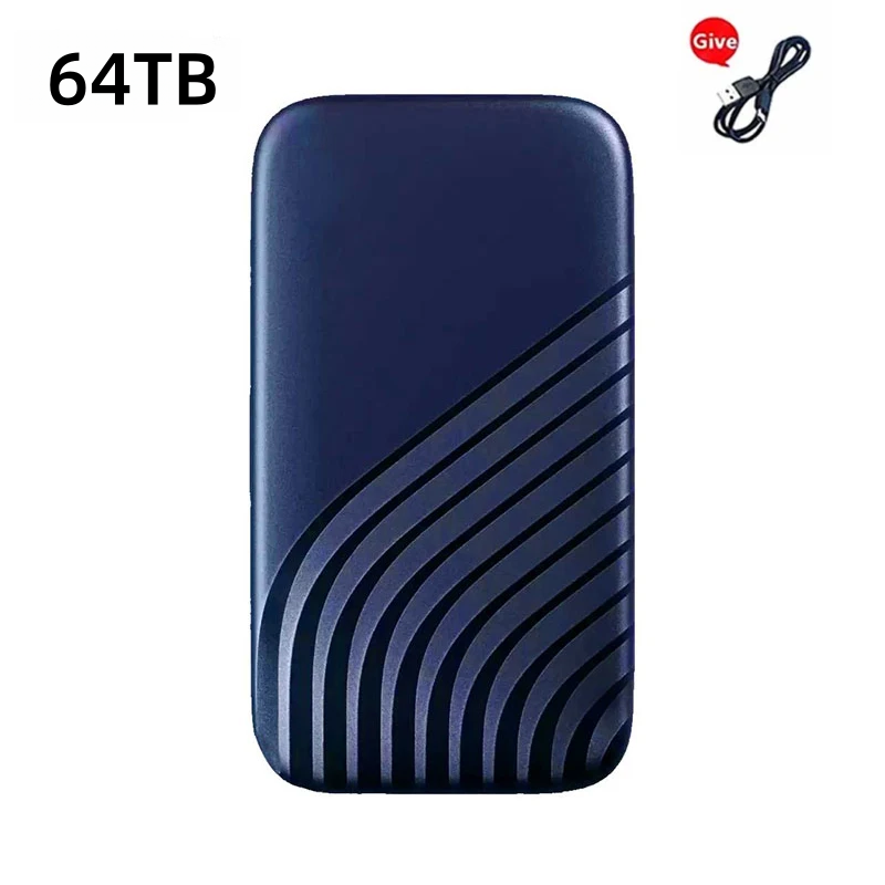 Lenovo SSD Flash Hard Drive External Type-C High Speed USB3.1 2TB 4TB 8TB SSD Storage Portable HD Hard Disk For Laptop: Clear