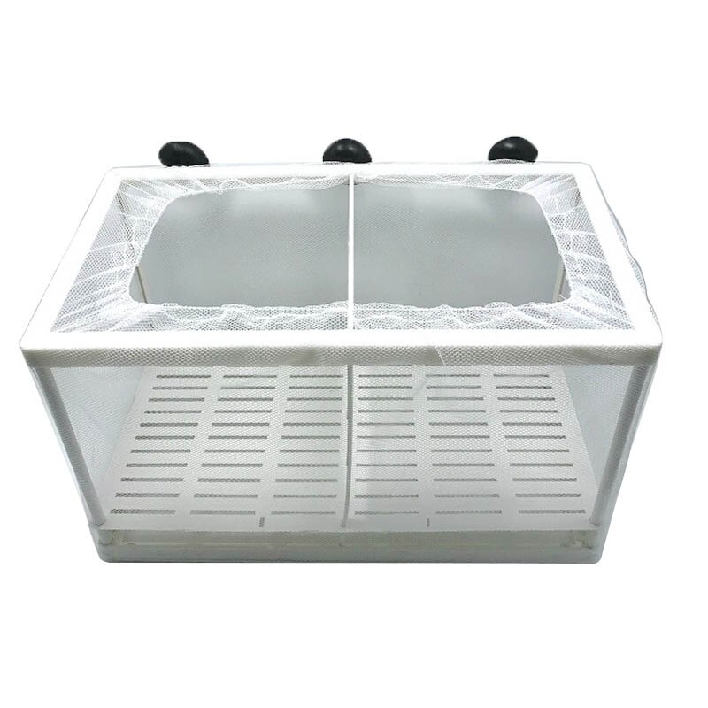 Aquatic Pet Hatchery Isolation Mesh Box Fish Breeding Incubator Hanging Net Bin Fish Tank Separate Container Aquarium Supplies
