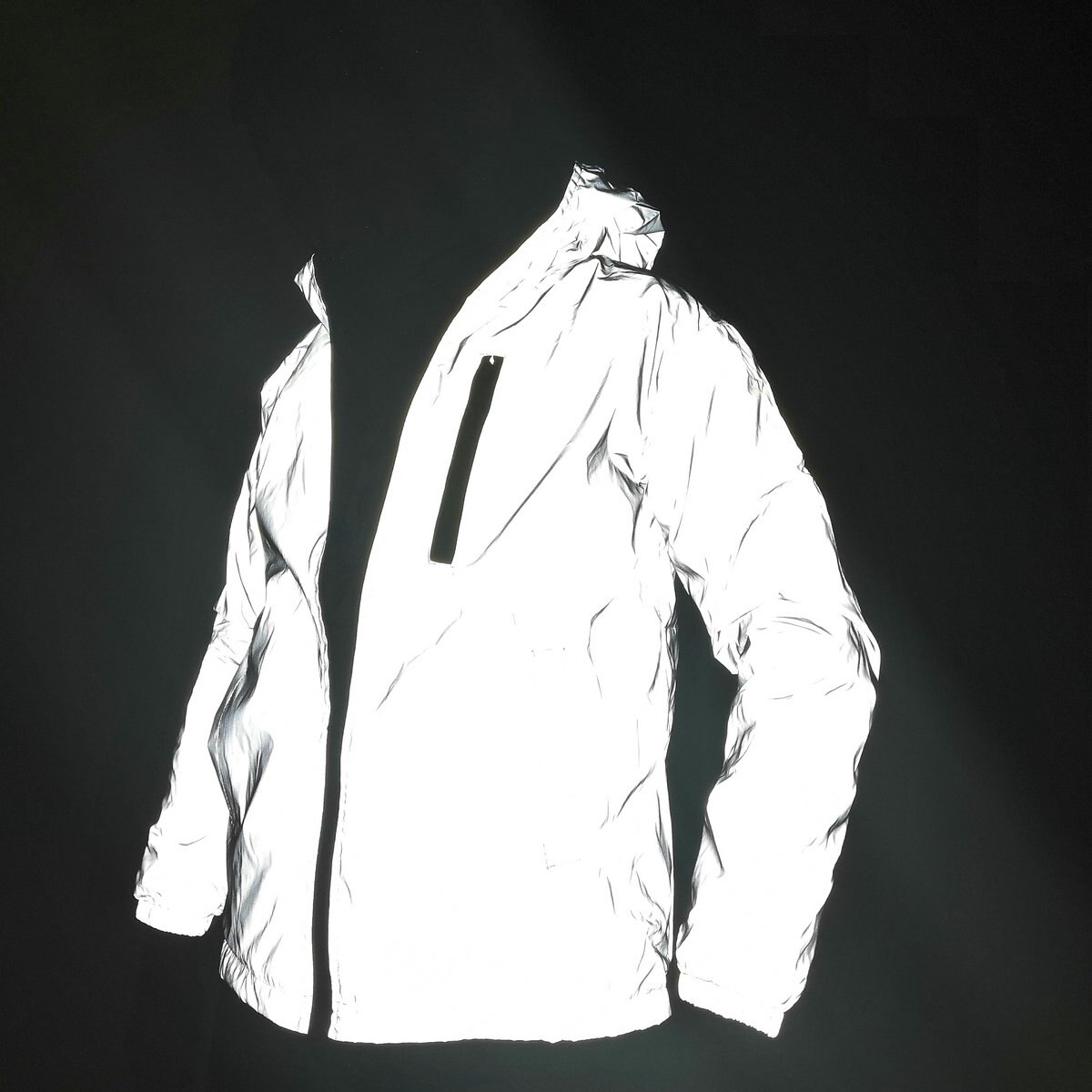 Chaqueta reflectante para hombre y niña, chaquetas ligeras y brillantes para niños, ropa de calle de Hip Hop, prendas de vestir impermeables para monopatín, novedad de