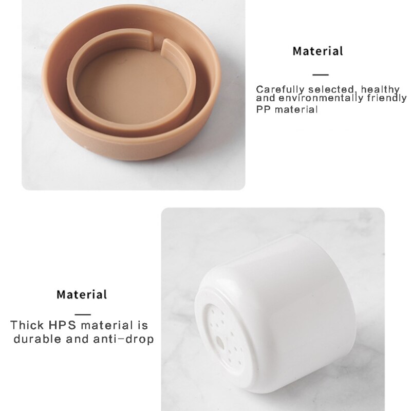 Small White Ceramic Planter Mini Flower Containers Indoor with Drainage Hole for Succulents or Cactus -Large/Small O06 21