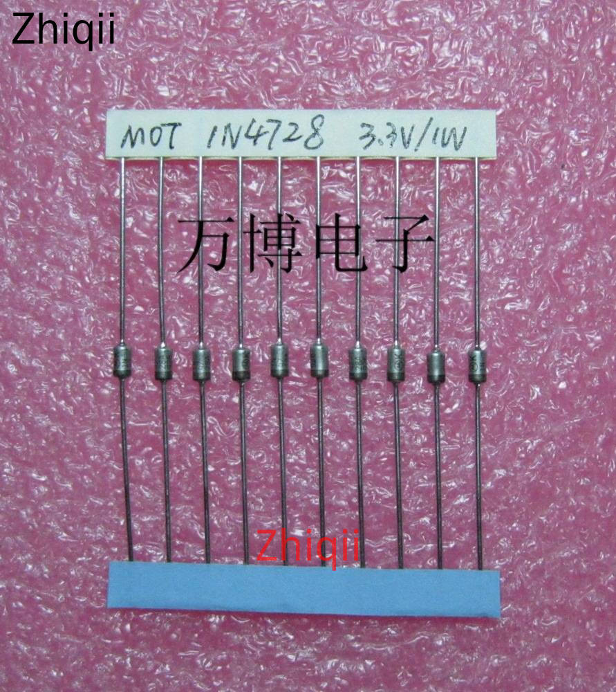 30 teile/los MOT 1N4728A Neue Original Diode in4728A 3,3 V 1W Zener Diode 1N4728 in4728