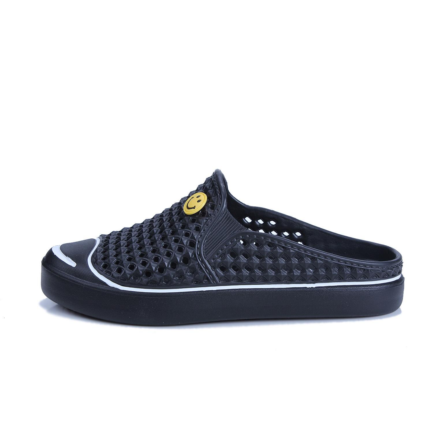 Original jardín Chanclas Zapatos de agua hombres Río Mar deporte verano playa Aqua zapatilla al aire libre natación sandalia jardinería zapatos: Black / 8.5