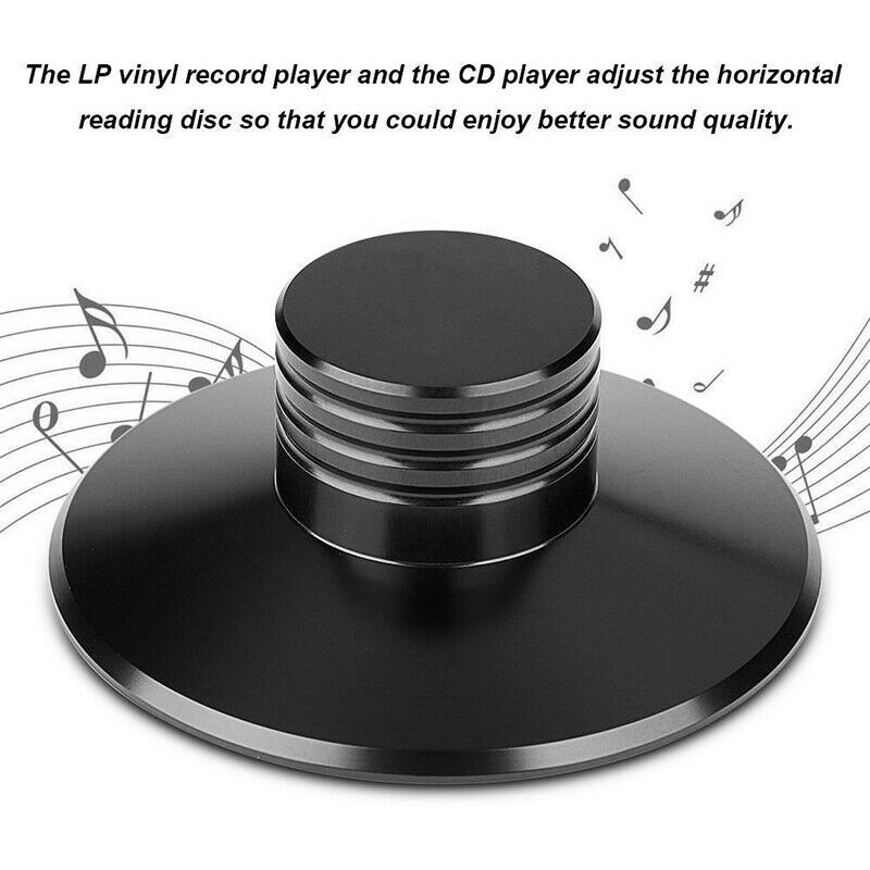 Black Metal Record Disc Stabilizer Vibrerende Speler Vinyl Platenspeler Opnemen Rack Disc Stabilizer Draaitafel Onderdelen