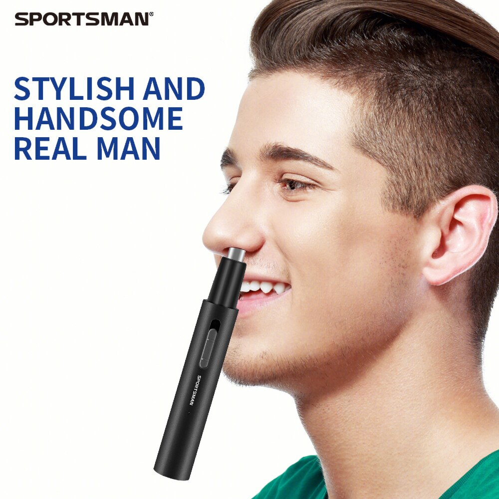 Lithium ion electric male nose eyebrow trimmer men's razor nose hair remover