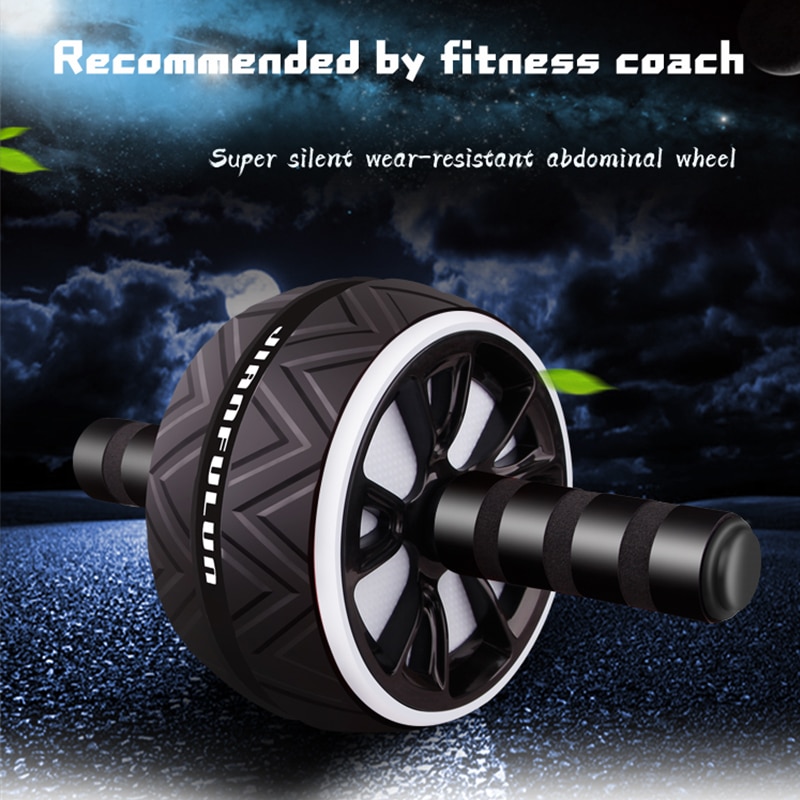 Muscle Exercise Equipment Home Fitness Equipment Double Wheel Abdominal Power Wheel Ab Roller Gym Roller Trainer Training