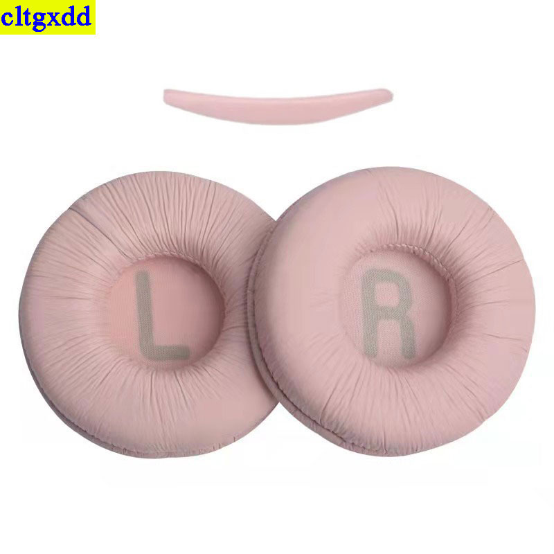 cltgxdd 1 set 70MM ear muff is applicable to FOR JBL Tune600BT T520BT T510BT T500BT T450B soft leather foam ear pad: black