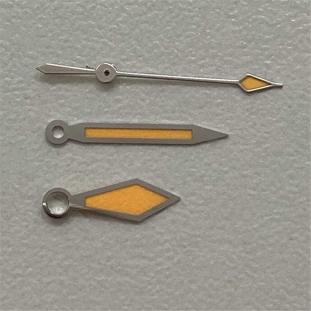 Voor NH35 NH36 Horloge Handen Lichtgevende Horloge Oranje Pointerwatch Beweging Accessoires