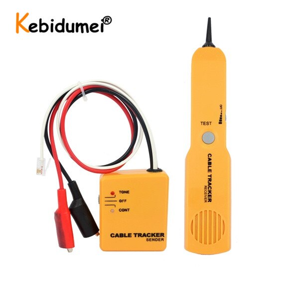Kebidumei Handheld RJ11 Telefoon Kabel Tracker Telefoon Draad DetectorRJ45 Lijn Tester Draagbare Tool Kit Tracer Ontvanger