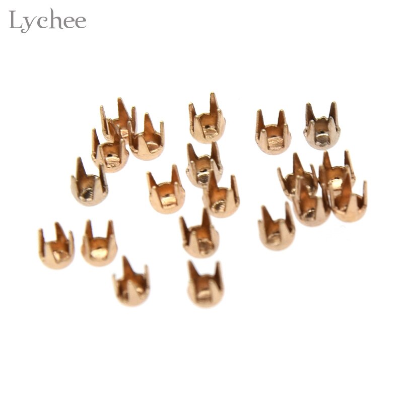 Mini remaches redondos de Lychee, accesorios para coser álbumes de recortes, DIY, 20 Uds.