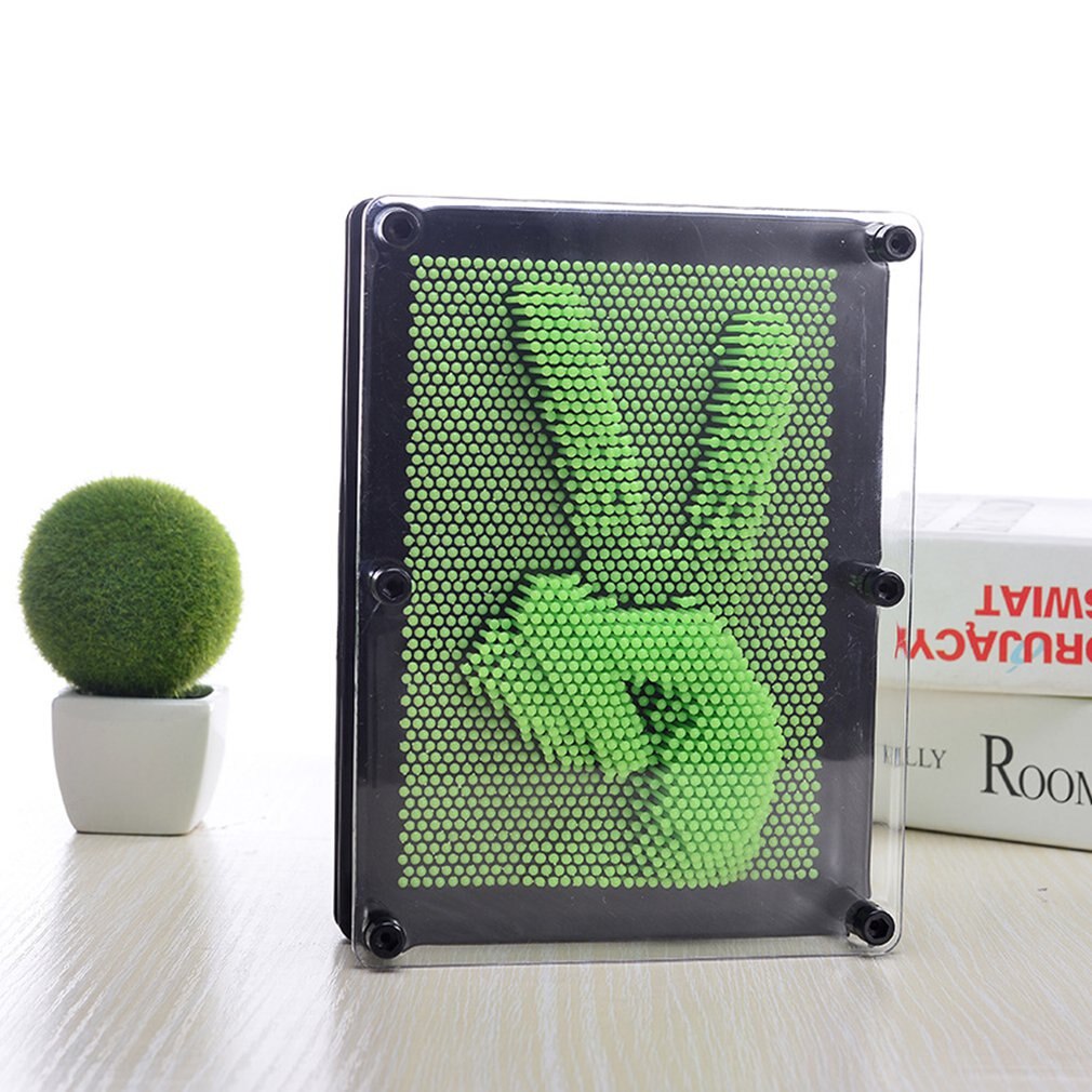 3D Clone Vorm Pin Art Shoumo Kleurrijke Naald Kind Krijgen Gezicht Palm Model 3D Clone Pin Art Plastic Speelgoed Grappig game Pinart