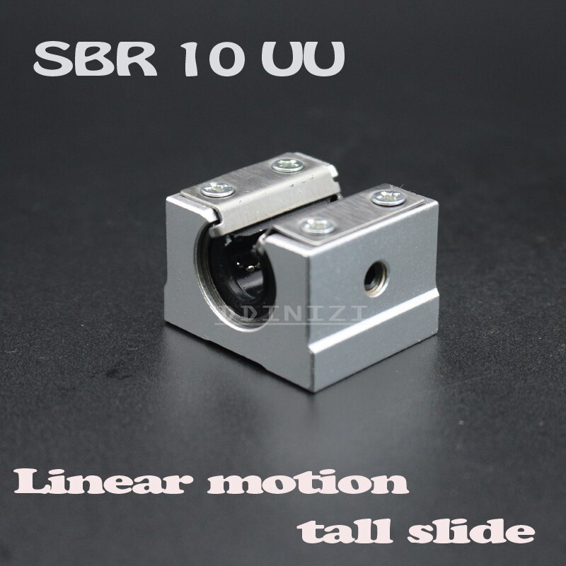 2pcs/lot SBR10UU Linear Ball Bearing Block Linear Rail For Linear Guide CNC Router