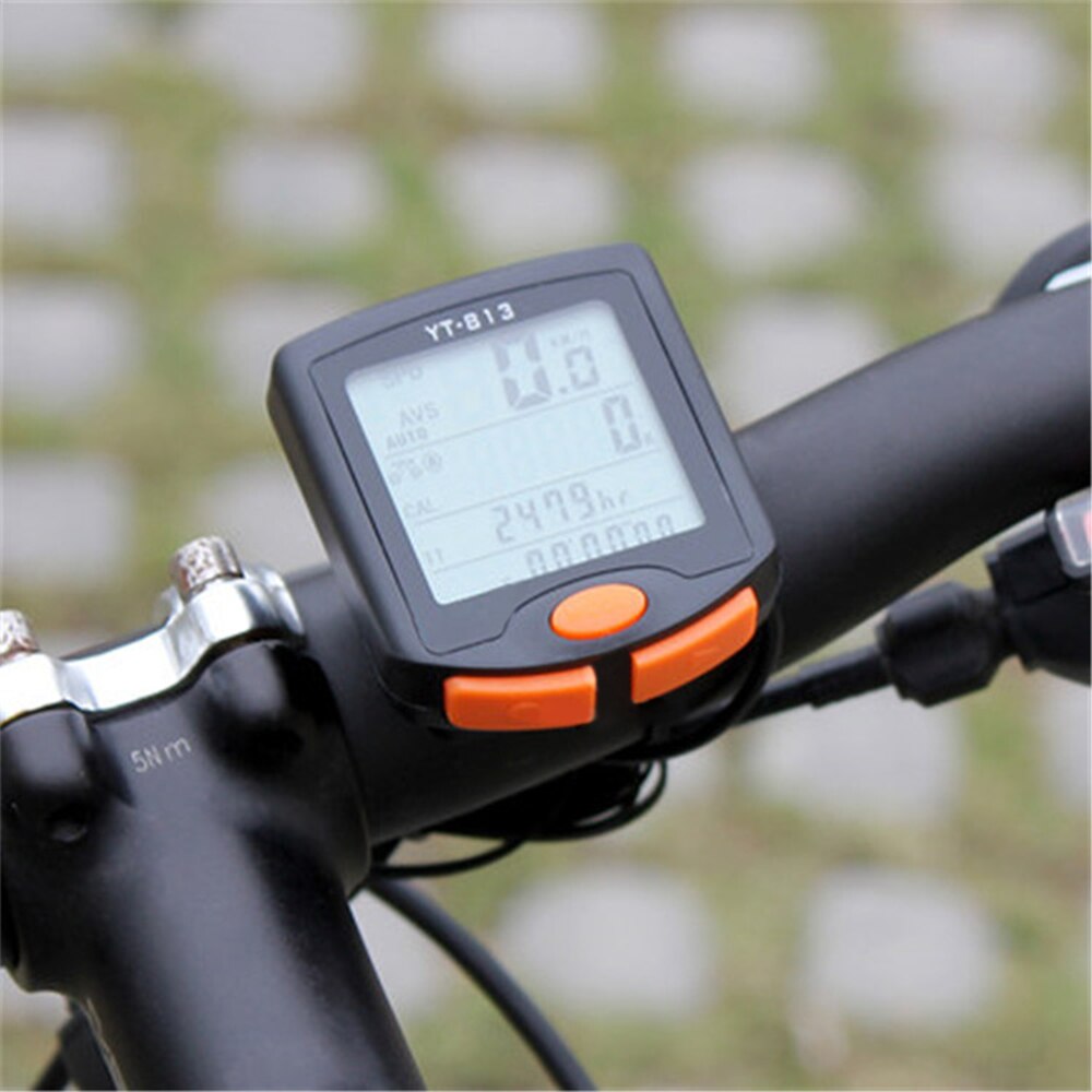 MTB Bicycle Speedometer Bike Odometer Cycling Multi Function Waterproof Bike Computer 4 Line Display With Backlight