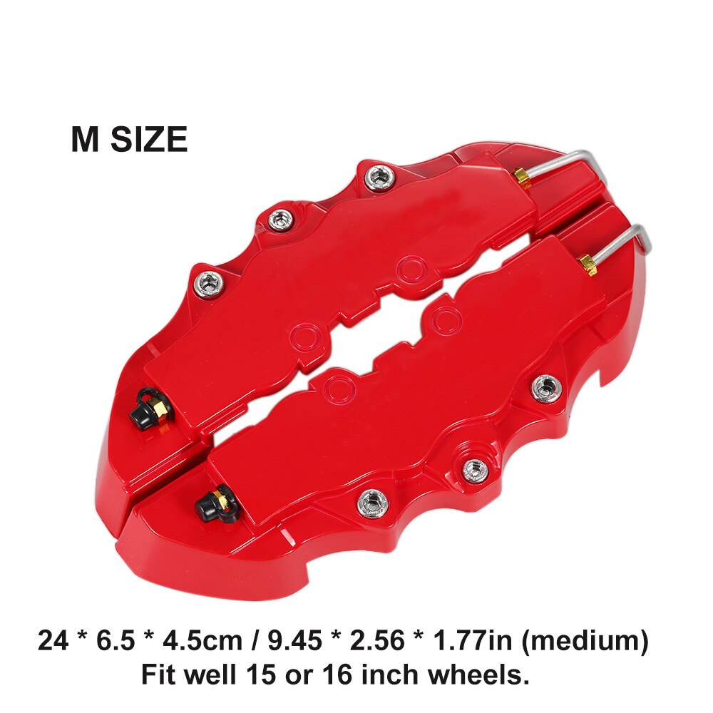 3D Auto Vrachtwagen Disc Remklauw Covers Voor Achter Auto Universele Kit Decoratie Modificatie Set Voor 14 ~ 19 & boven Inch Over Wiel