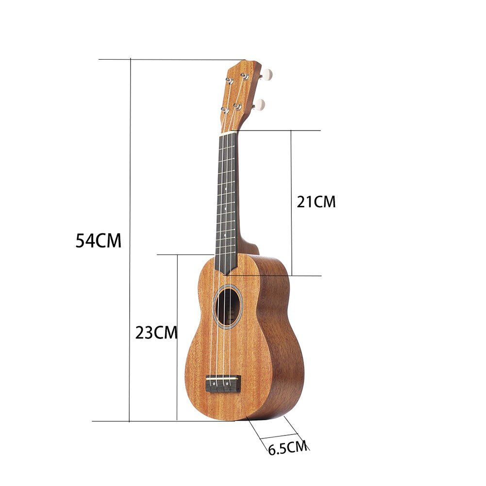 Mahonki puu ukulele 4 kielet havaiji kitara 21 tuuman sopraano soitin musiikin ystäville soittamalla lisävaruste: Default Title