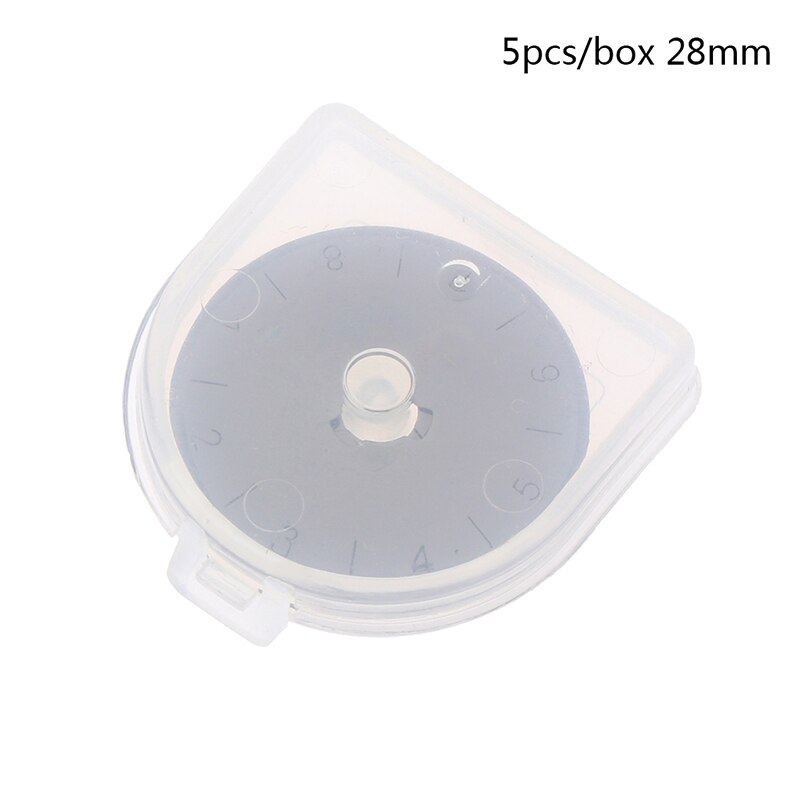 5PCS Rotary Replacement Blades Paper Cutter Knitting Circular Cutting Patchwork Leather Crafts Rotary Cutter 28mm /45 Mm: D28