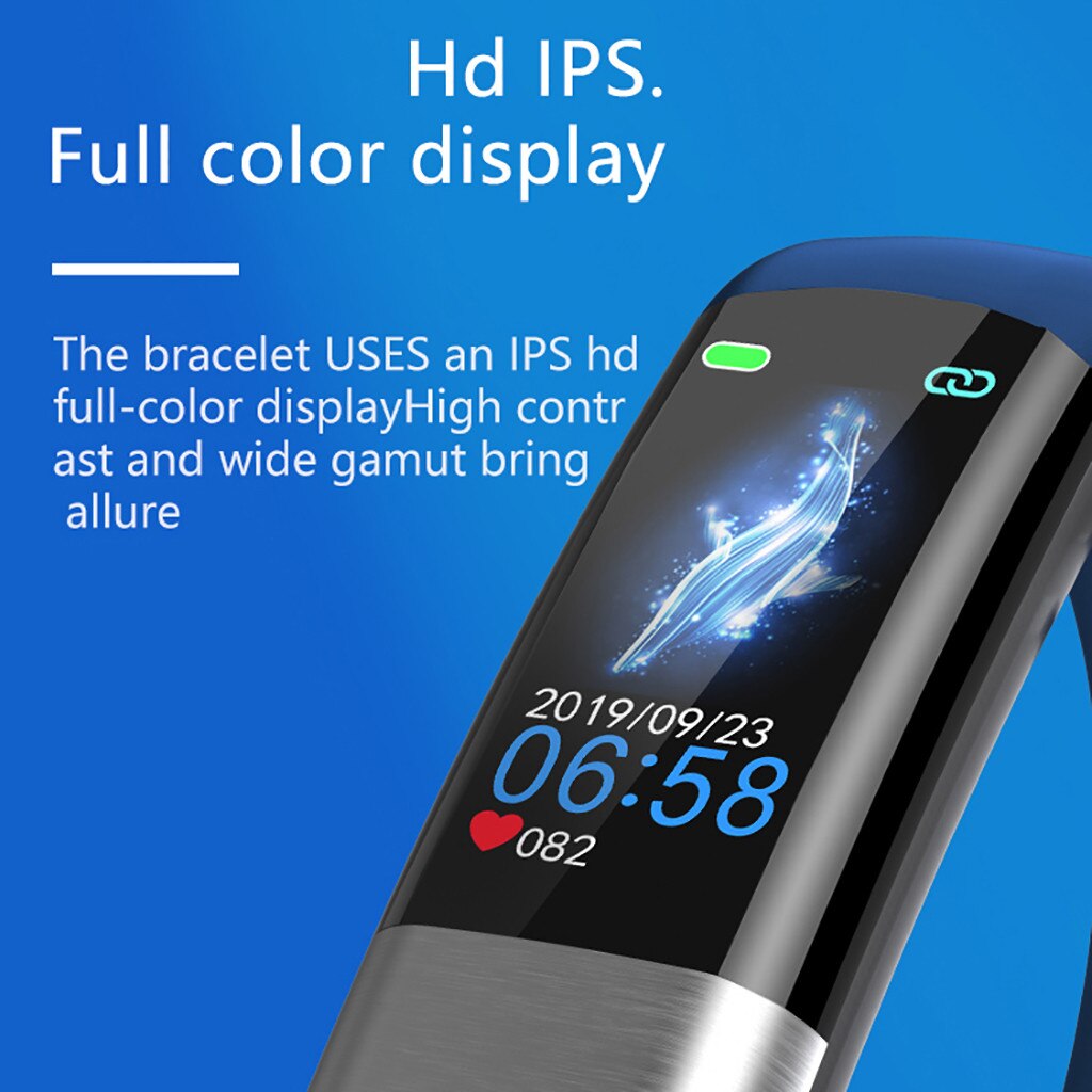 Smart Tracker Band Wristband Blood Pressure Heart Rate Monitor Pedometer Sports Health Fitness Bracelet For Android IOS