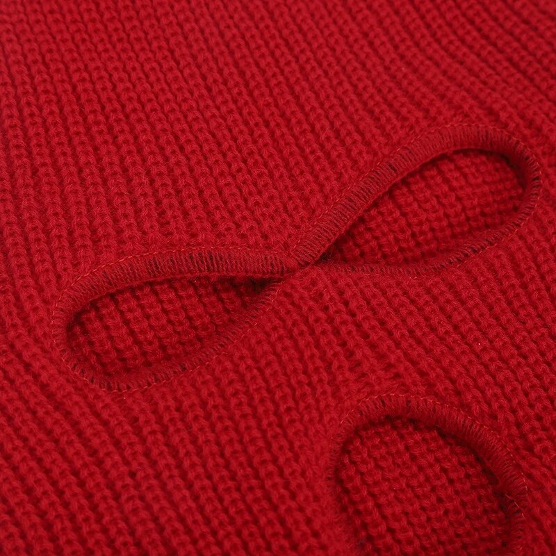 cycling winter hats unisex funny mask hat wool knit bonnet halloween party ski beanie caps czapka zimowa touca