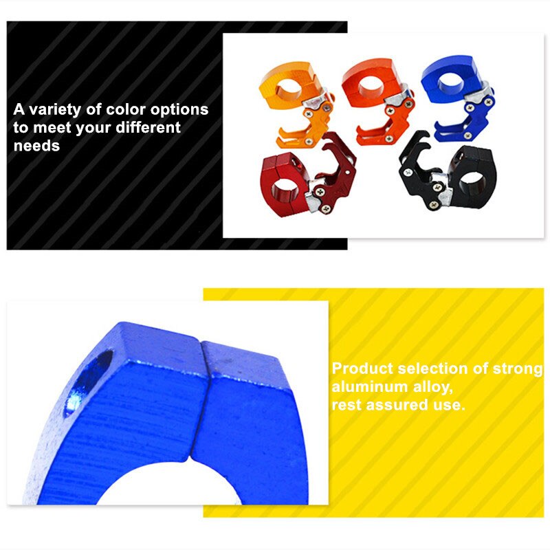 Motorcycle Modification Eagle Mouth Luggage Rack Aluminum Alloy Motorcycle Helmet Holder Hook Clothes Hanger Luggage Hook 22mm