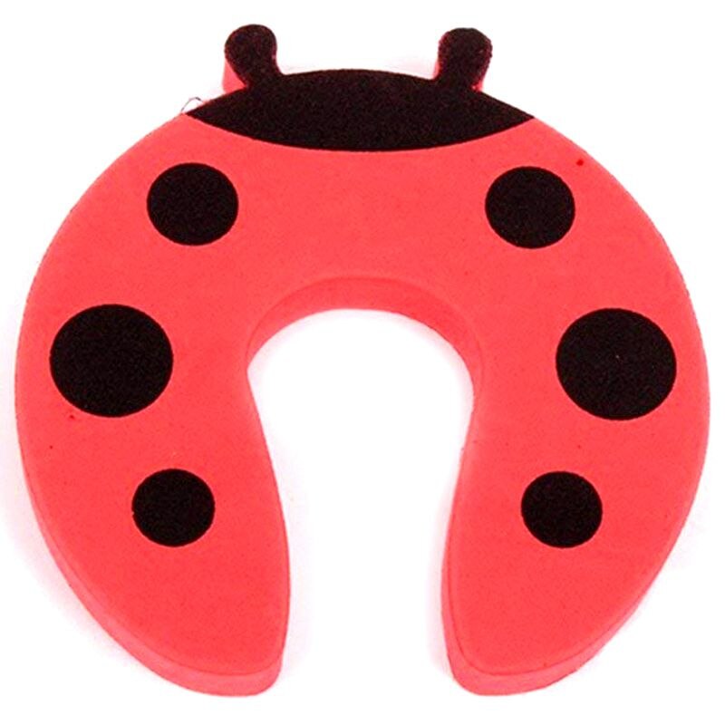 C-Shaped Foam Door Guard Anti-Slam Animals 4 Pack
