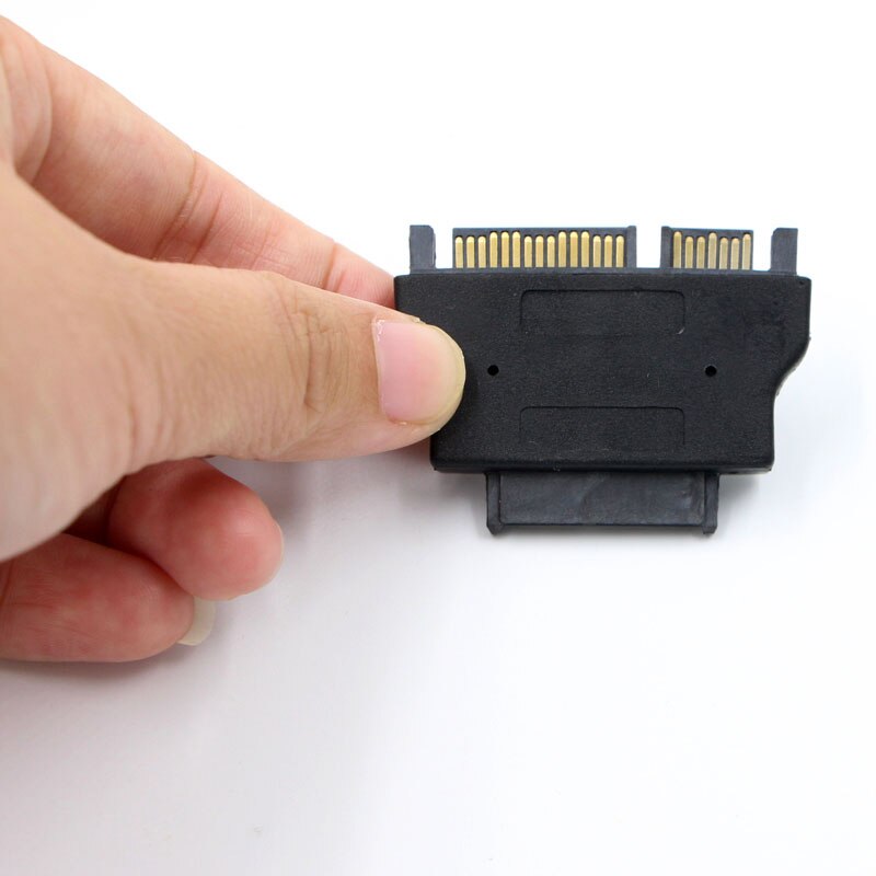 Slimline sata adapter seriell ata 7+15 22 pins hann til slim 7+6 13 pins hunnadapter