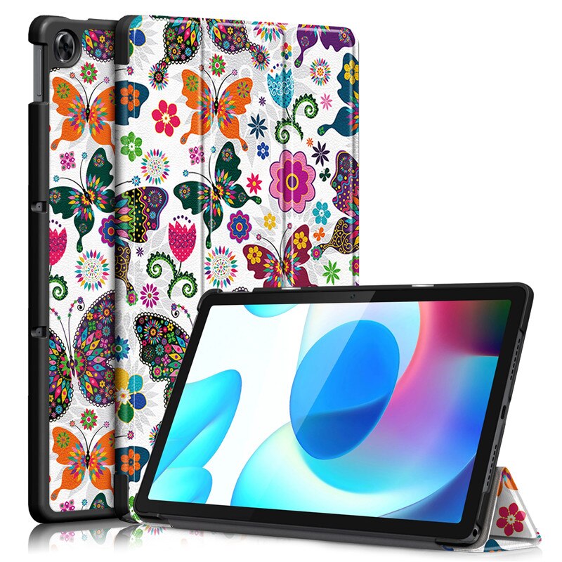 Custodia per Realme Pad custodia da 10.4 pollici tri-fold in pelle PU supporto magnetico custodia per Tablet per Realme Pad 10.4 &quot;custodia: HD