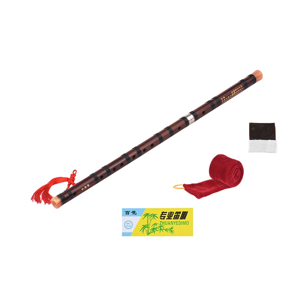 Flûte En Bambou Traditionnelle Chinoise - Clé De C - Débutants - Avec Boîte