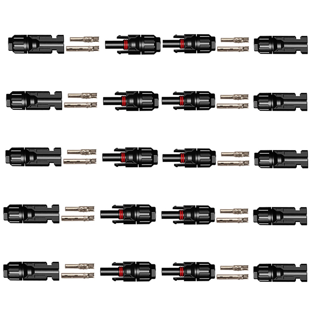 10 Pairs Solar Connectors Pv Connectors Mannelijk Grandado 1485