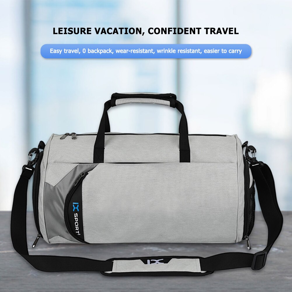 Multifunction Men Gym Sports Bag Waterproof Nylon Travel Bags Training Handbags Outdoor Sport Gym Dry Wet Totes