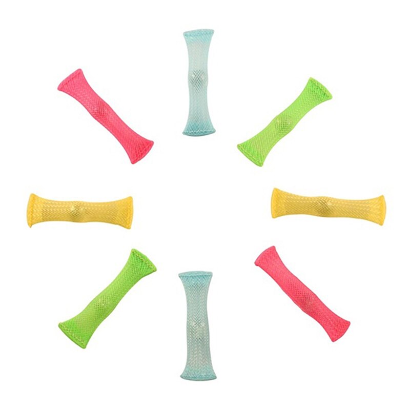 Decompression Toy Weave Network Management Belt Marbles Simple Solid Color Children's Toy Puzzle Fun Children Toys