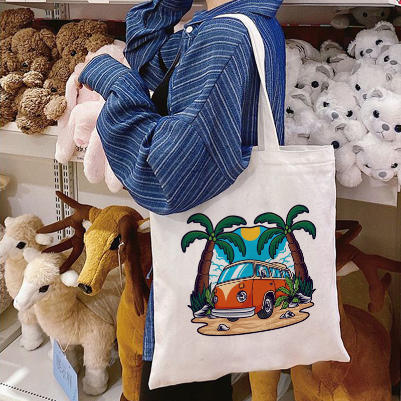 Pogue Leven Buitenste Banken Tv Print Shopper Bag Tote Bag Shopping Reistassen Canvas Handtas Grote Capaciteit College Strand tas