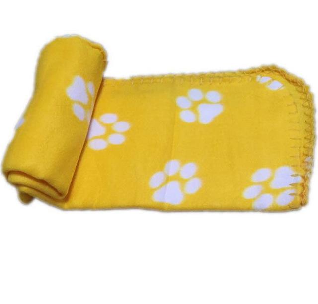 Manta suave para mascotas, perros y gatos, alfombrilla de pata para cama para perro cachorro, colcha, Toalla de baño, Gato, cojín, suministros de limpieza de Ducha: Amarillo