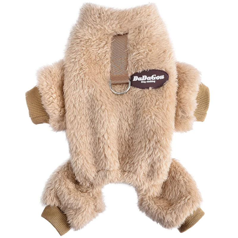Termiczna aksamitna piżama dla psa zimowy kombinezon dla małego psa szczeniak kot koszula nocna Onesies Chihuahua Yorkie pudel chłopiec ubranka dla psów
