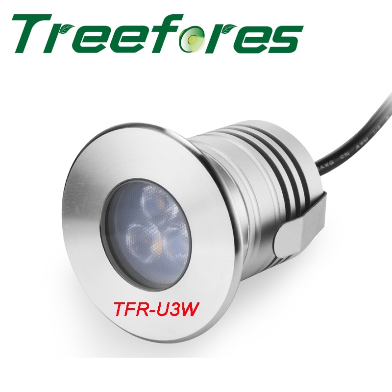 IP67 IP68 3W 12V-24V Underground Spotlight Mini CREE COB Sauna Swimming Pool Lamp LED Floor Outdoor Garden Downlight Lighting