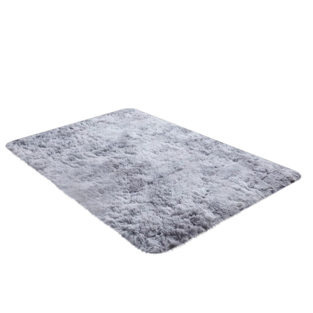 2021top home decor Ultra Soft Modern Area Rugs Shaggy Nursery Rug Home Room Plush Carpet Decor: Gray