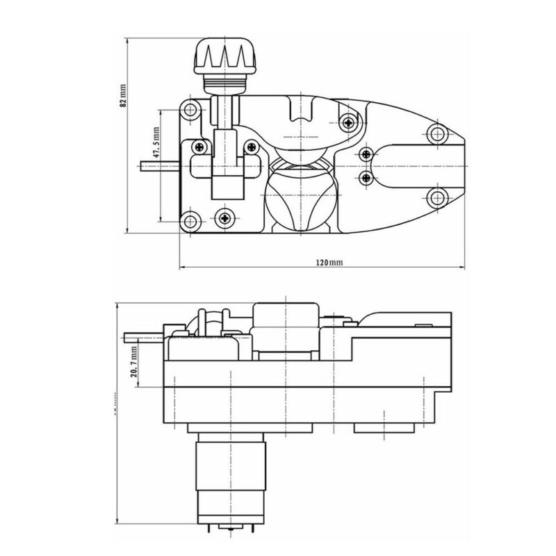 Vracht draadaanvoermotor mig lassen voor 0.6-1.0mm zwarte kunststof vervanging kunststof werkbank lassen mig draadaanvoermotor