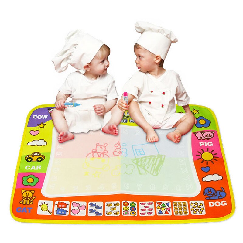 Tapis magique pour enfants, planche, dessin, peinture, eau, grande écriture, jouet magique M09