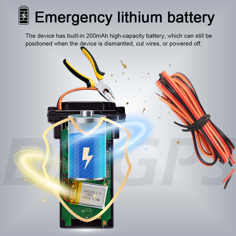 Lokalizator GPS T12 z wbudowaną baterią ST-901 12~80V szeroki zakres napięcia robić samochodu motocykla pojazdu urządzenie GPS z aplikacją na całe życie