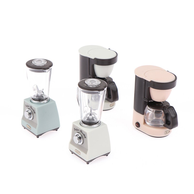 1:12 Dollhouse Koffiezetapparaat Kopje Koffie Pot Simulatie Keuken Meubels Poppenhuis Miniatuur Accessoires