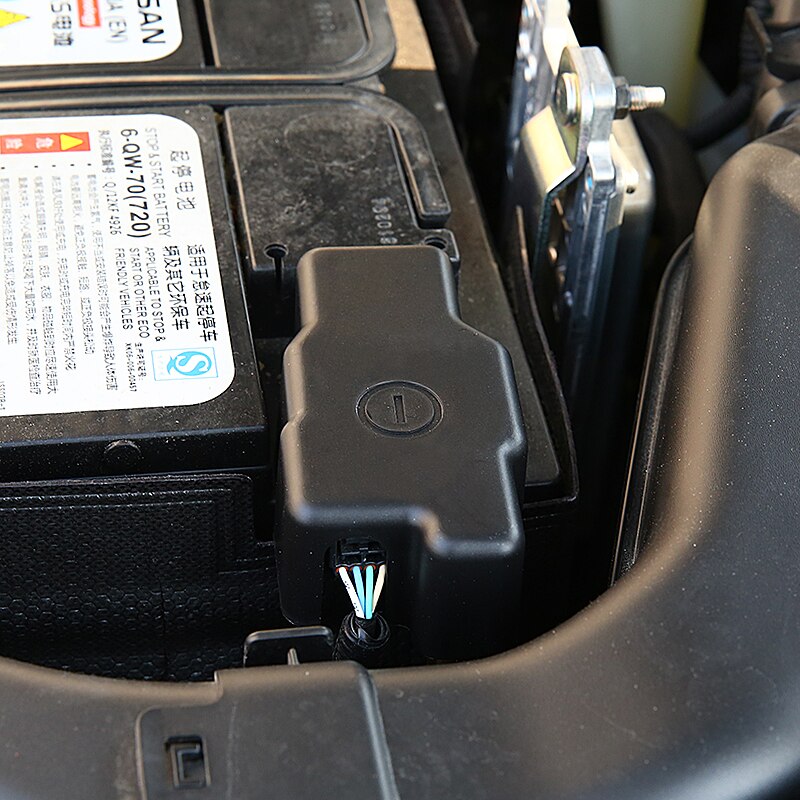 Til nissan qashqai  j11 rogue sportbil motor batteri anode negativ elektrode pol beskyttelsesdæksel ramme trim bakke