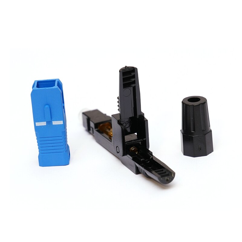 100PCS/Box FTTH SC UPC Single Mode Fiber Optic SC UPC Quick Connector SC UPC FTTH Fiber Optic Fast Connector