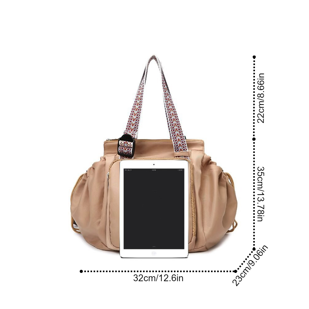 Sac à dos de rangement de voyage, sac de voyage léger multifonctionnel pour mère et bébé, grand sac à dos de rangement portable. zwq